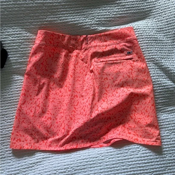 NWT Vineyard Vines Fiery Coral Skort - Picture 2 of 5